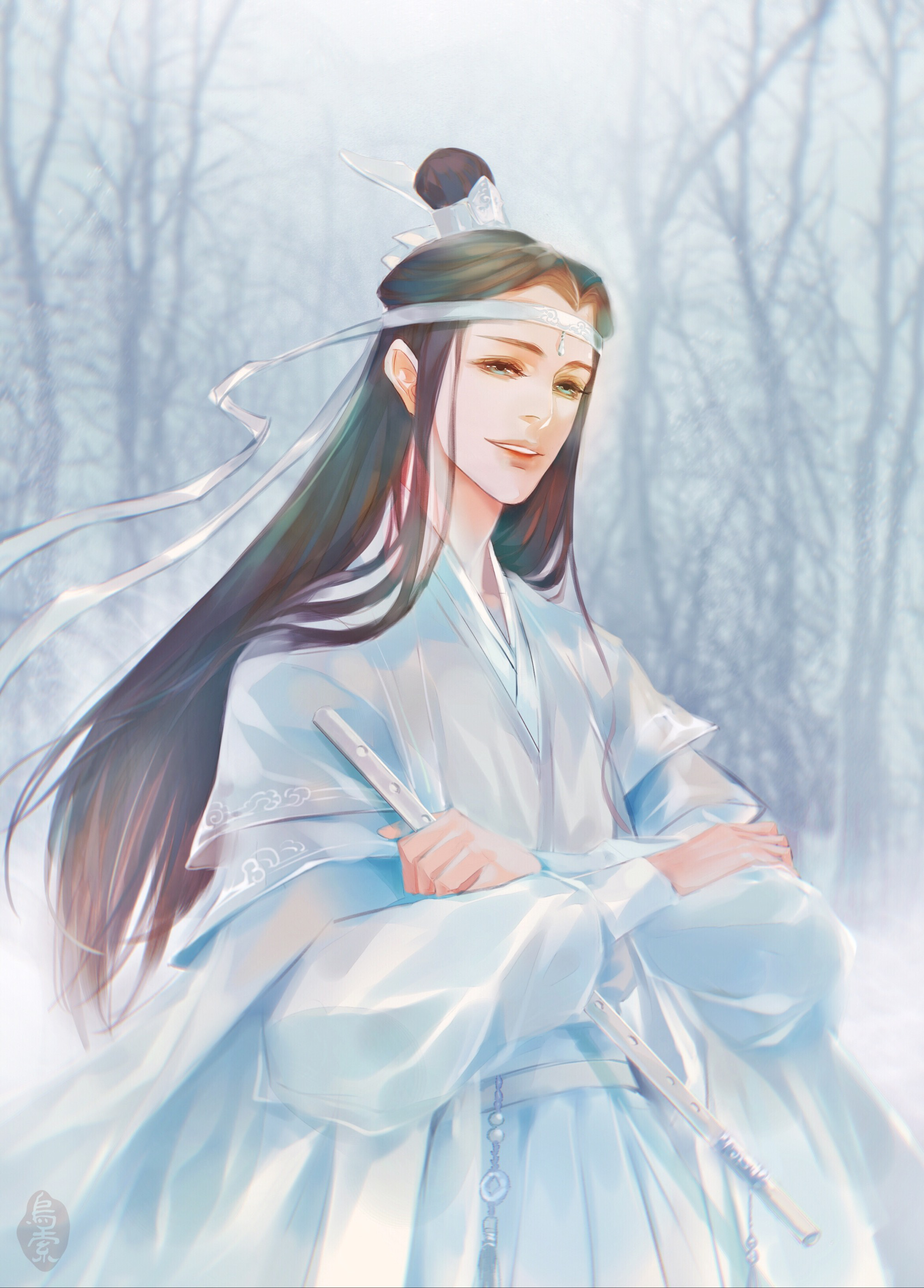 魔道泽芜君蓝涣蓝曦臣绘师乌索yu