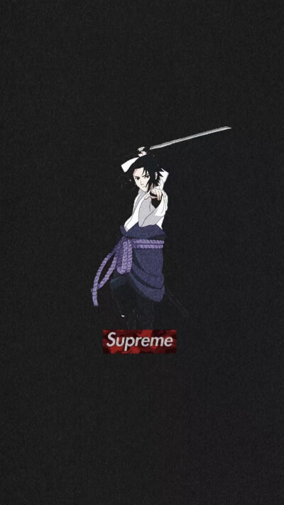 火影忍者潮牌壁纸 耐克 supreme