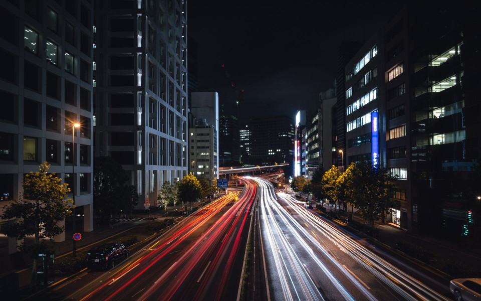 小清新 城市 夜景