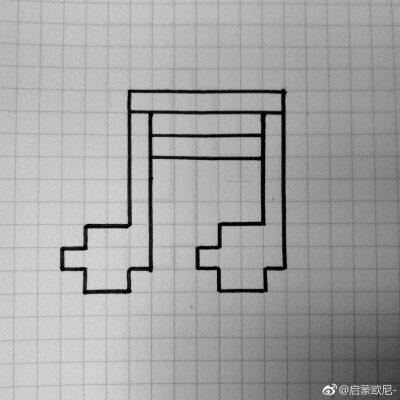 格子像素画