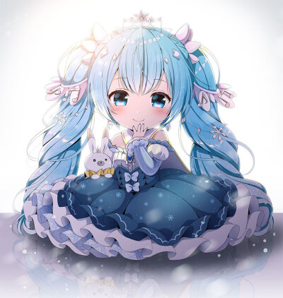 vocaloid 初音未来 雪未来2019 绘师:ののこ(p id=2458)本作品id=