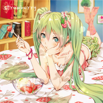 动漫图:(双马尾#初音)*