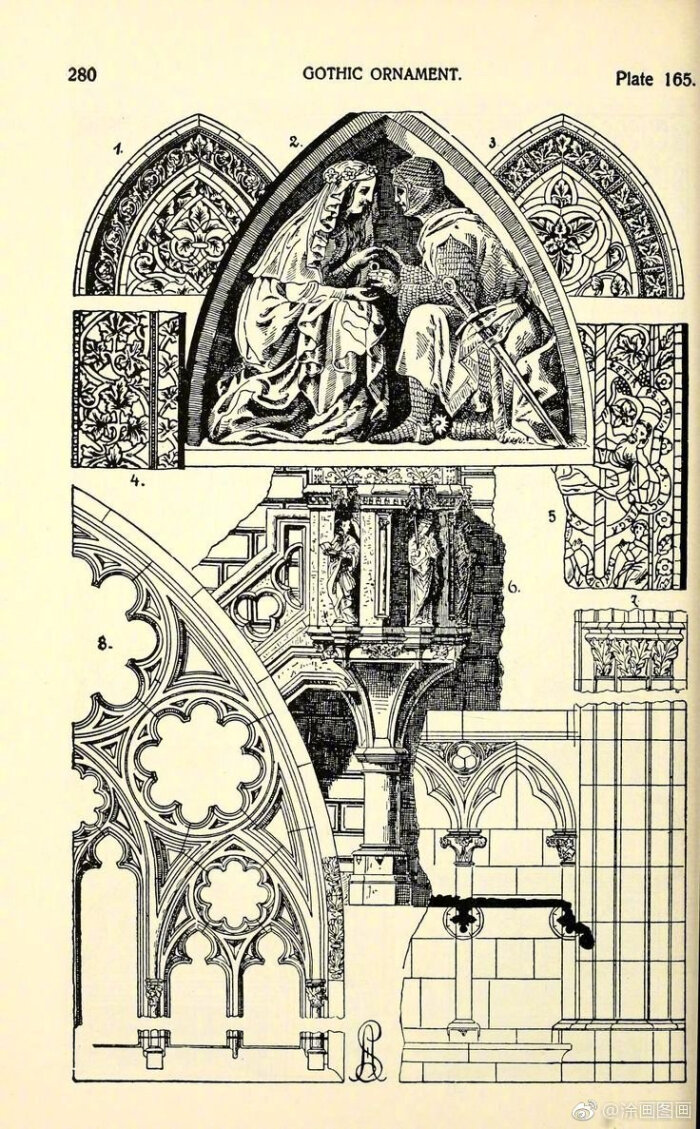 哥特式建筑图纸