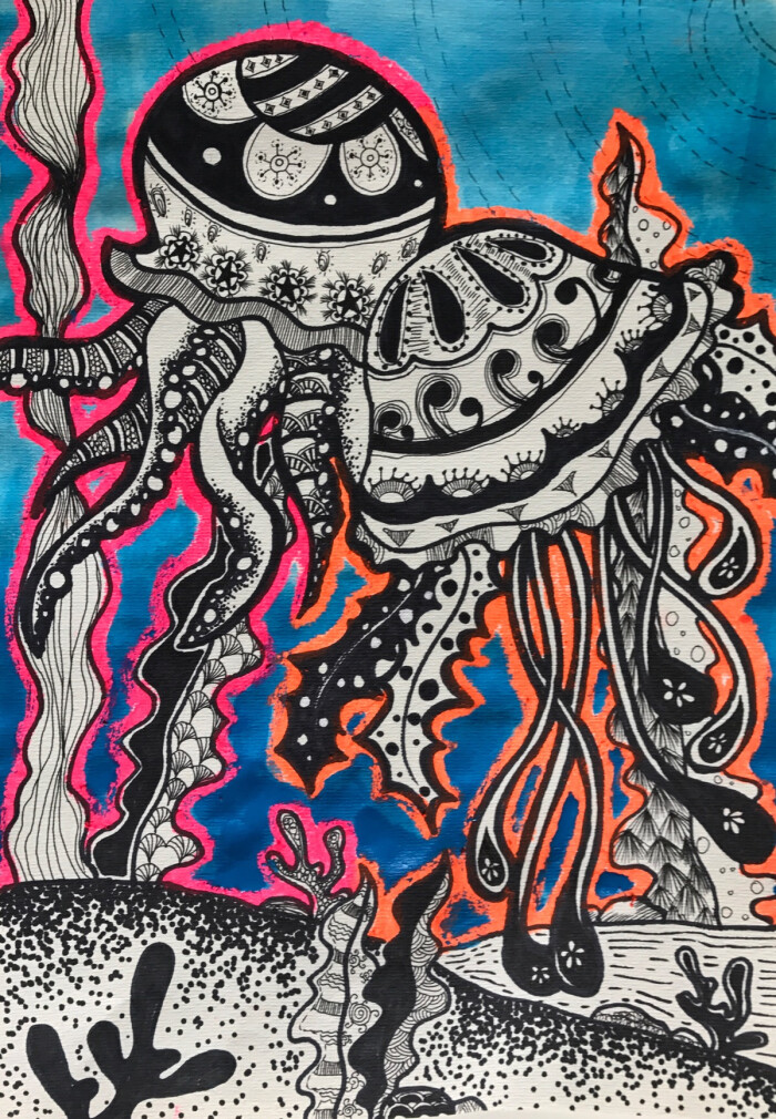 线描 儿童画