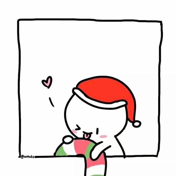 圣诞头像 情侣头像 卡通可爱 手绘头像
