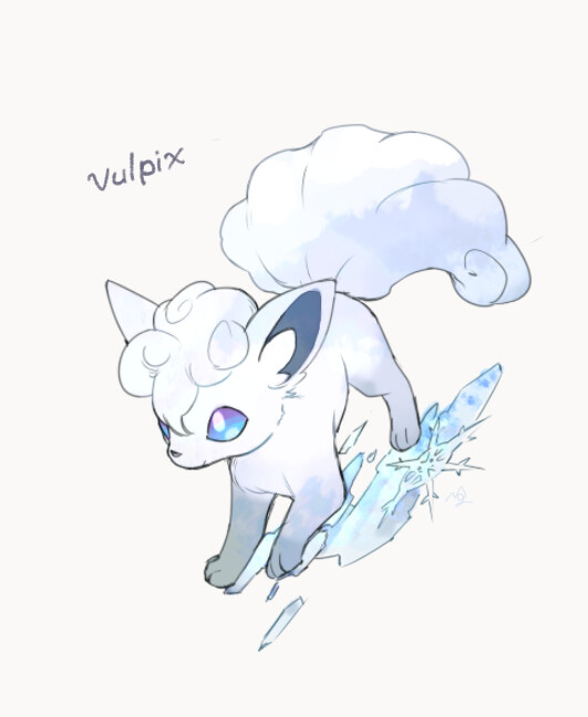 六尾阿罗拉vulpix