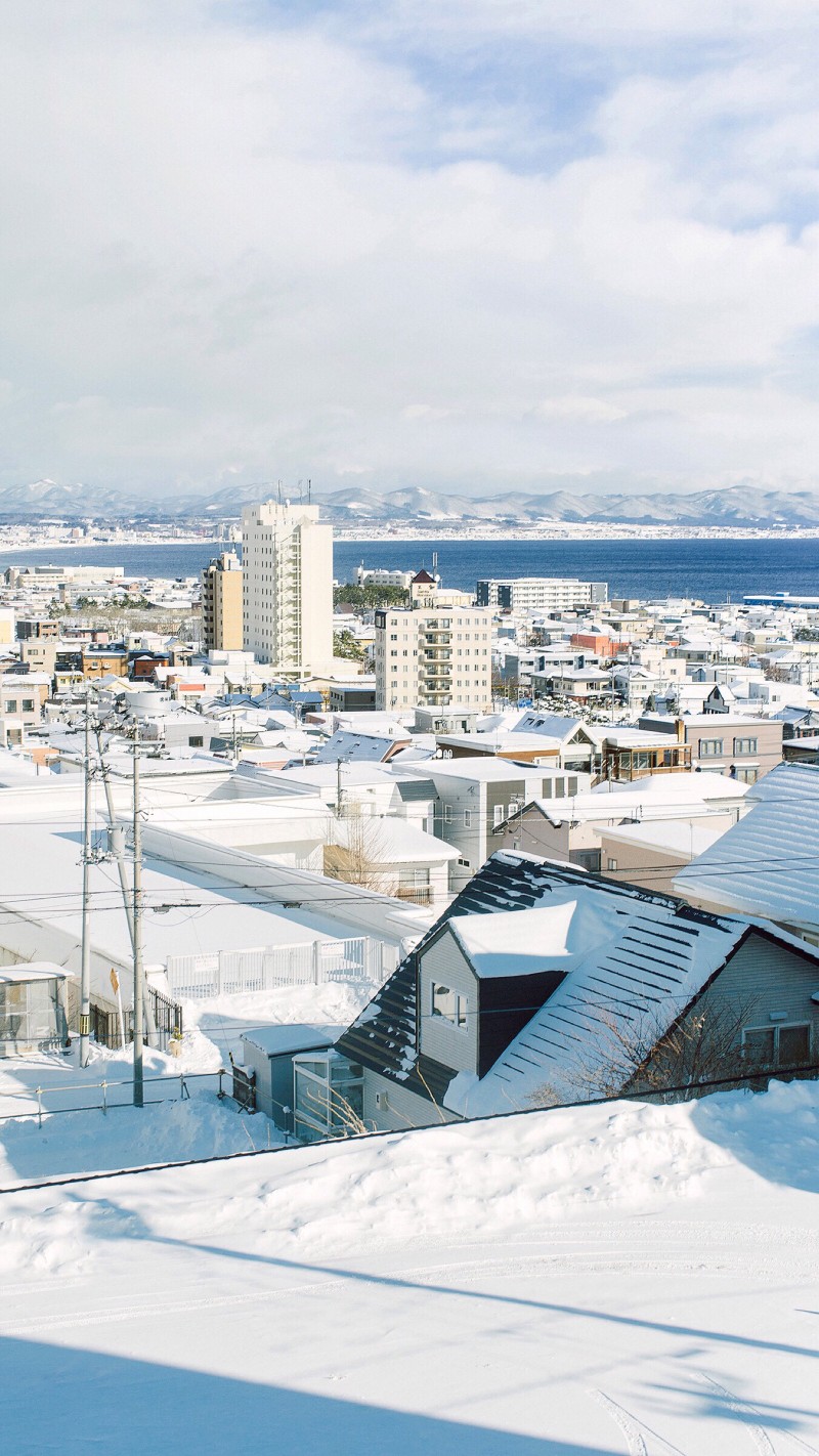 北海道雪景壁纸