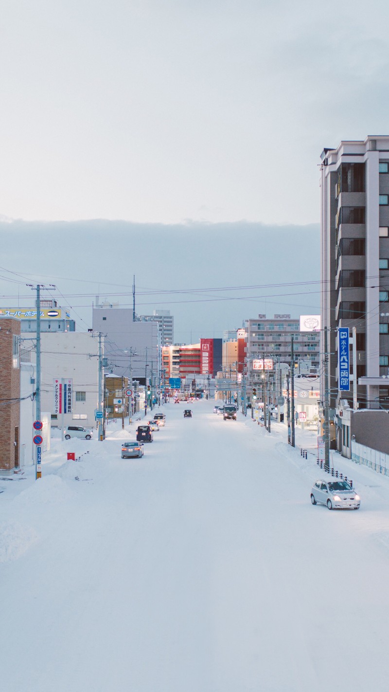 北海道雪景壁纸