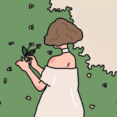 韩风|手绘风格|简约|头像