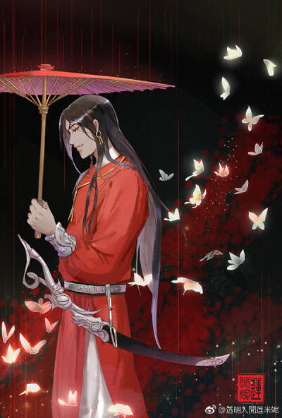 血雨探花花城画师id 透明人间连米妮 o("ω*)o