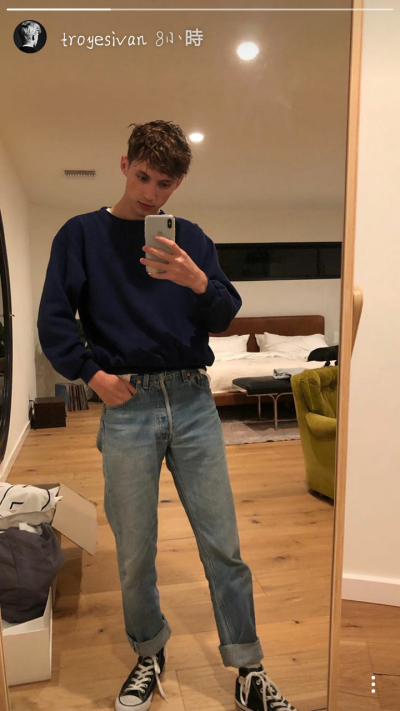 戳爷troye sivan 特洛耶希文 近期 自截 ins