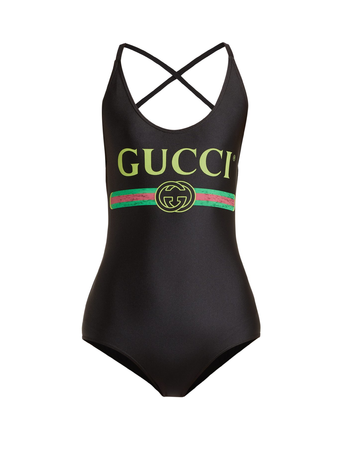 Logo-print bodysuit | Gucci | - 高清图片，堆糖，美图壁纸兴趣社区