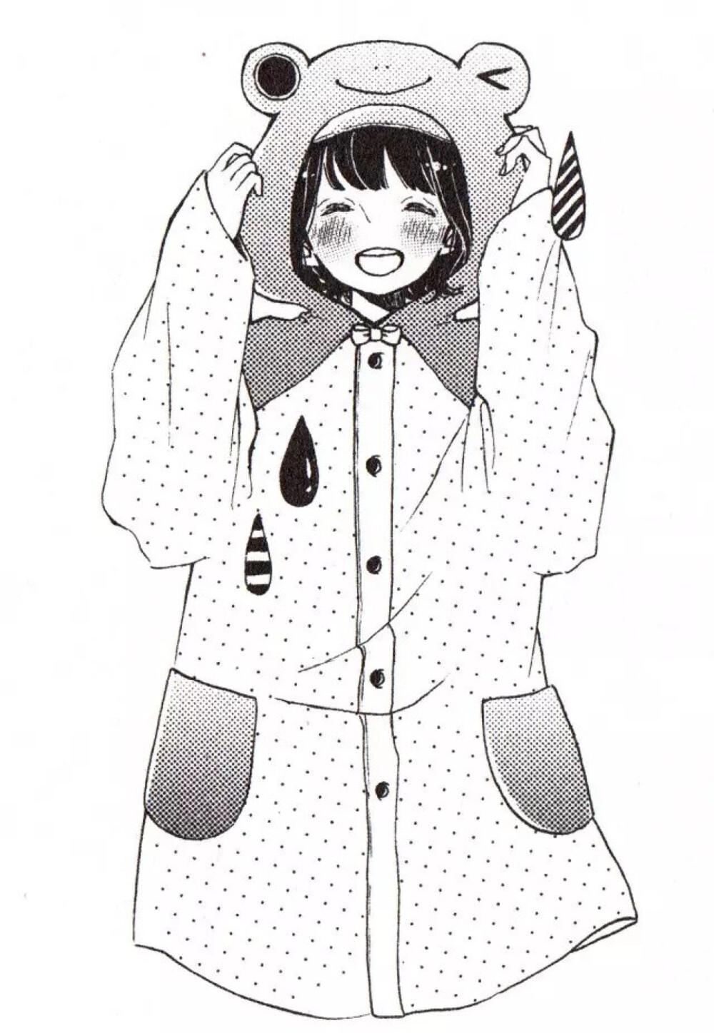 honey,漫画,黑白,可爱