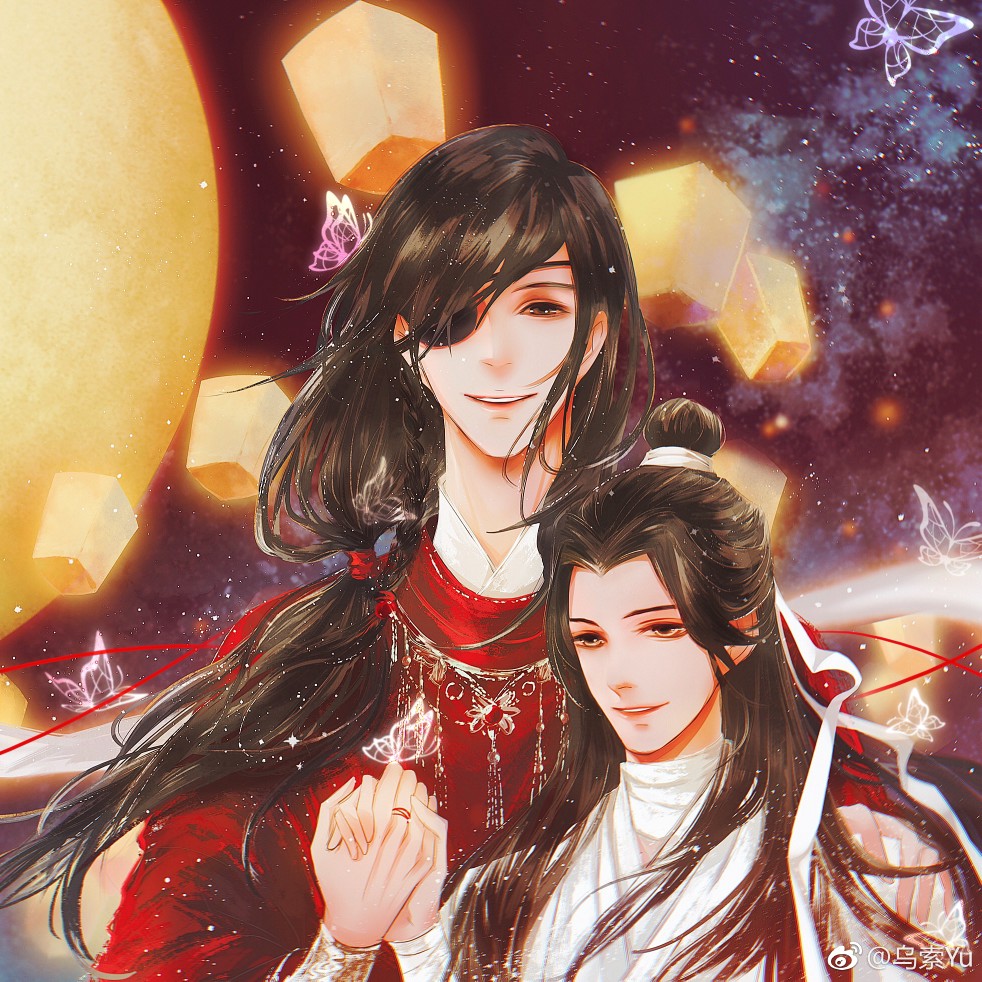 画师id 乌锁yu 花城谢怜