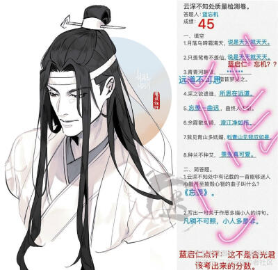 魔道祖师蓝忘机琴