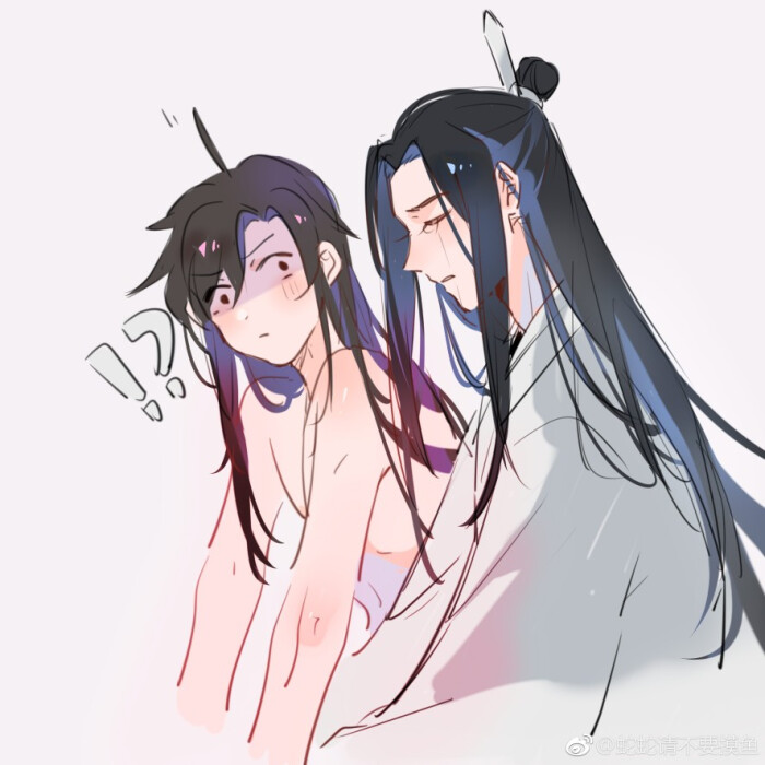 画师id 蛇蛇请不要摸鱼魏无羡魏婴蓝忘机蓝湛含光君