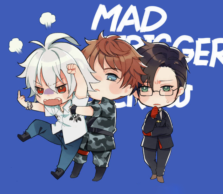 mad trigger crew (mtc) 代表色:蓝 队长:碧棺左马刻 队员:入间铳兎