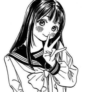 翔妹《明日酱的水手服》 漫画头像 壁纸 超可爱