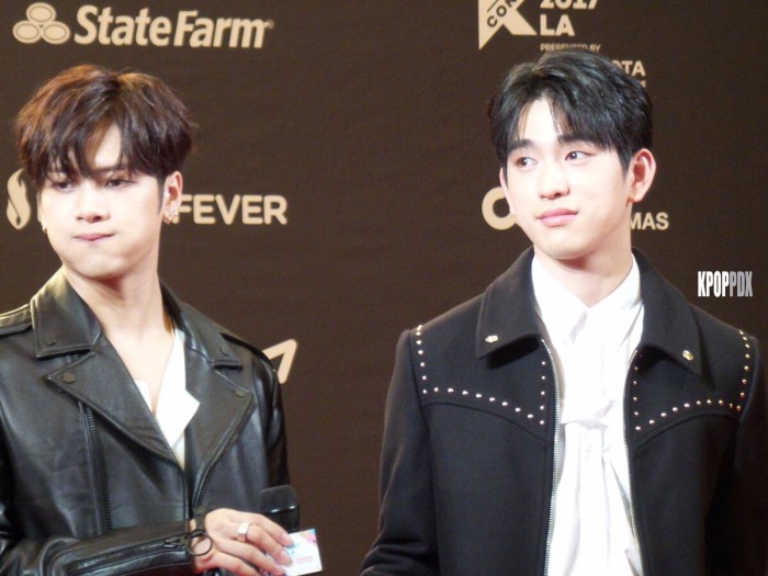 jackson王嘉尔 朴珍荣 got7王狗朴狗