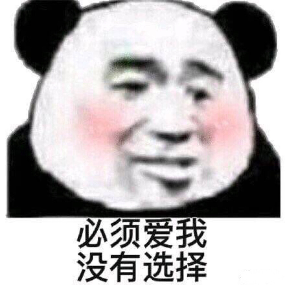 【表情包】熊猫头 恋爱可用