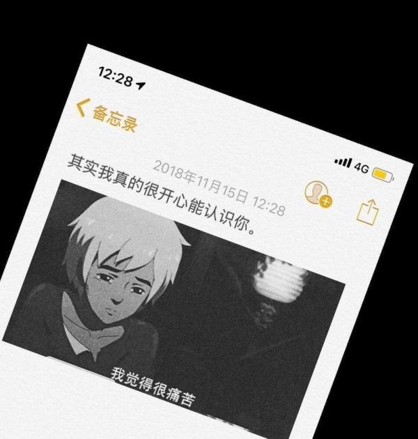 原句:其实我真的很开心能认识你,但是很遗憾没有走进你心里.