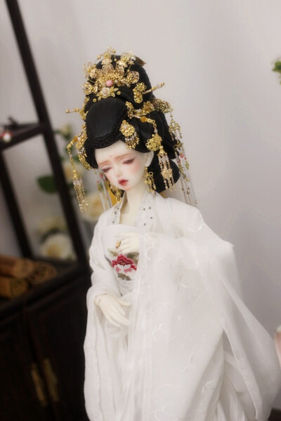 古风美人 sd娃娃 bjd 玩具 人偶 壁纸 萌物