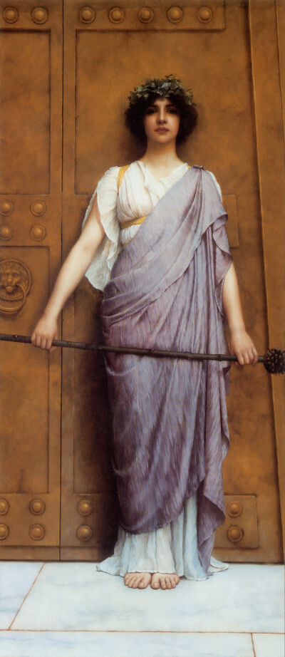 西方/希腊神话:反应希腊妇女的唯美油画