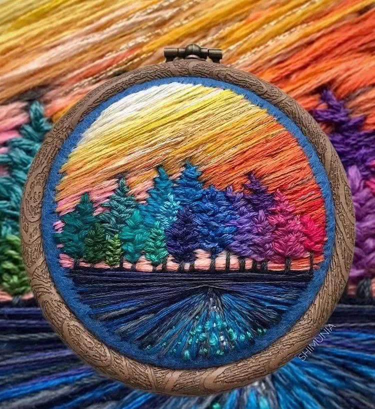 Embroidery Art by Vera Shimunia