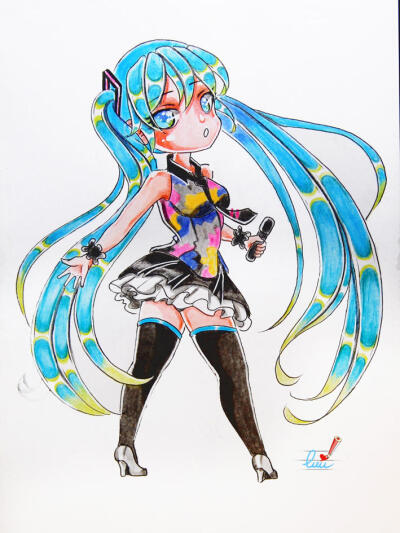 马克笔初音未来