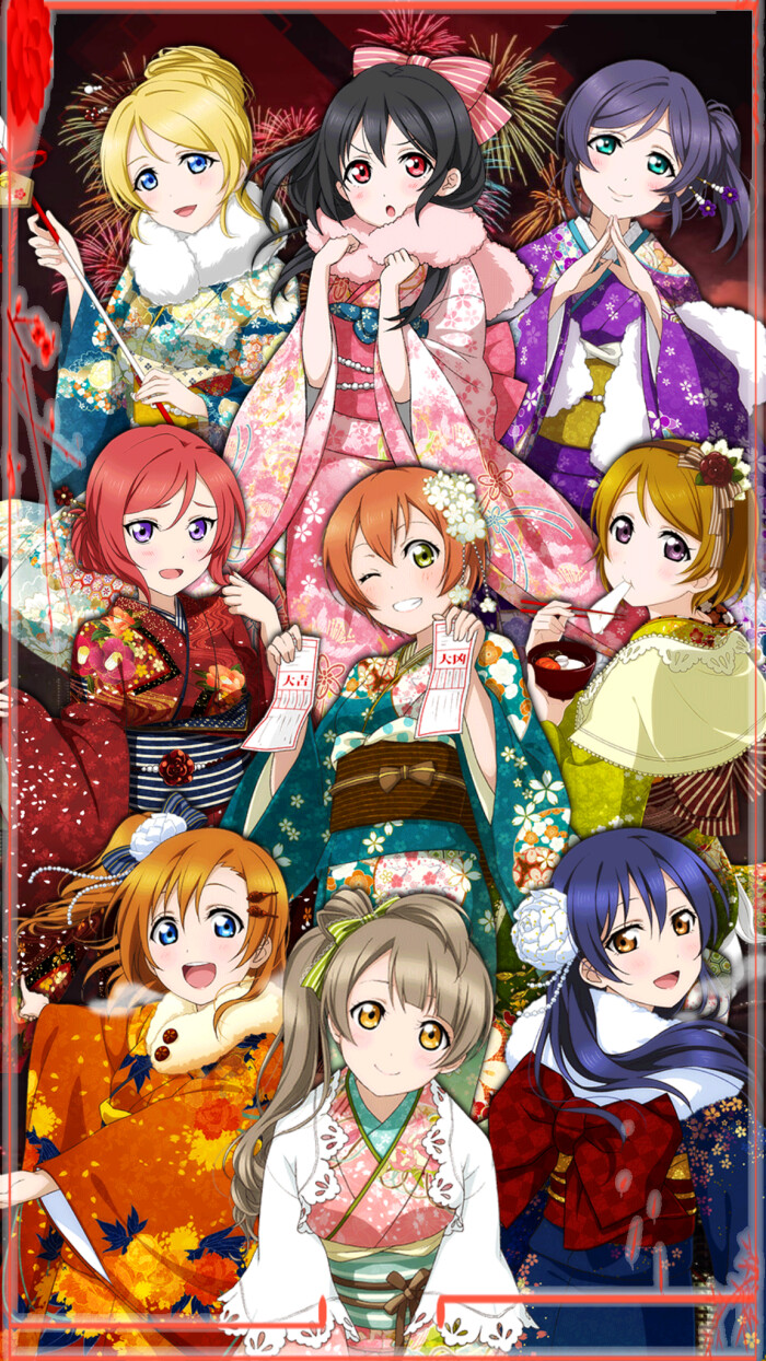 lovelive 新年壁纸