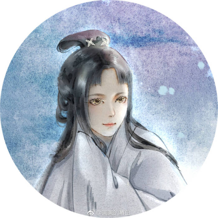 古风 古韵 中国风 手帐素材 插画 手绘 彩绘 头像 壁纸