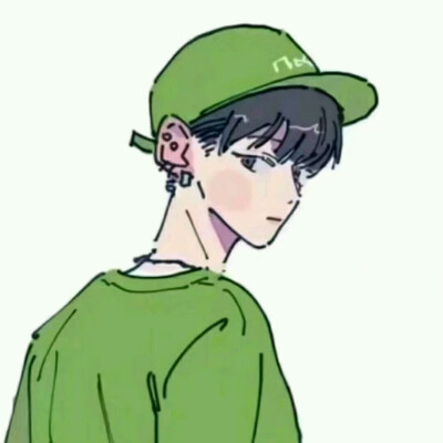 绿色头像情侣头像