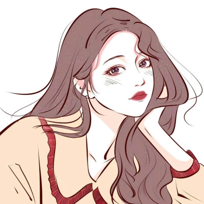 侧颜女生头像动漫