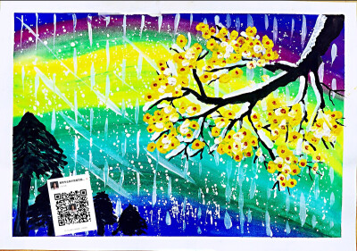 沙滩的水粉画 堆糖,美图壁纸兴趣社区
