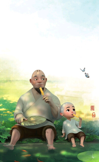 【自截】壁纸(一禅小和尚)