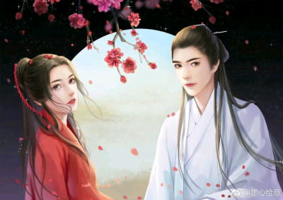 情侣手绘—古风