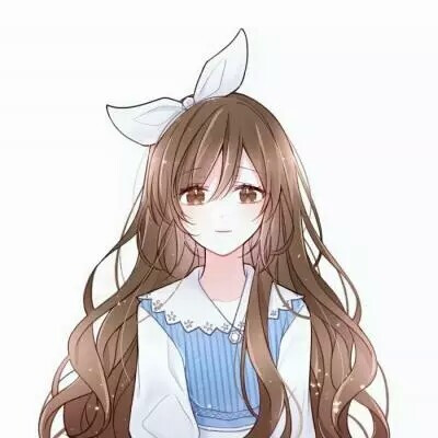 莜兮好看的手绘动漫女生头像