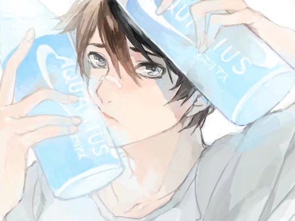 漫画 帅气 高清 模糊 男生 男头 酷拽 画师 壁纸 背景 动漫 清新 黑白