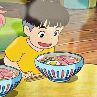 同头像宫崎骏动画悬崖上的金鱼姬 宗介