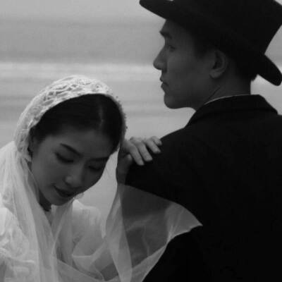 情侣头像 婚纱