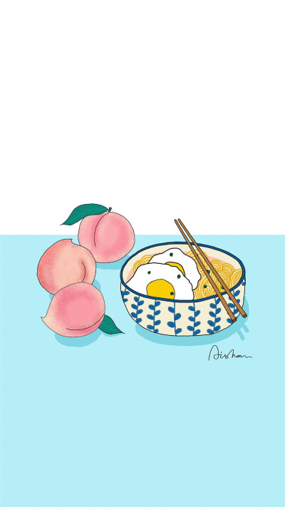 零食插画壁纸