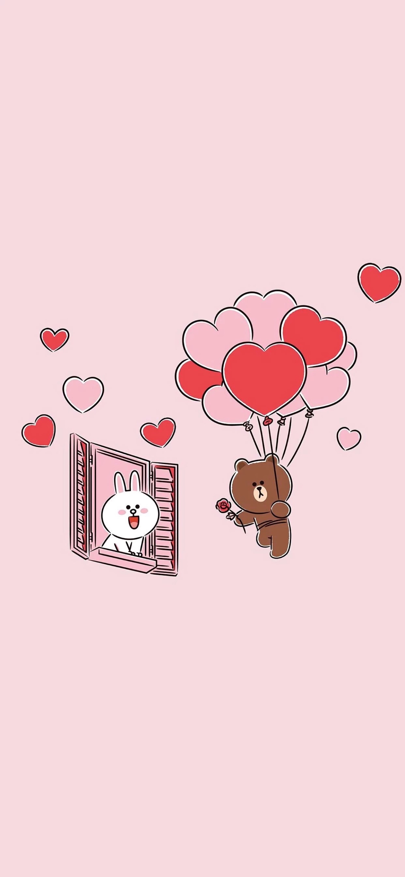 iphonex专用壁纸 拿图请留赞么么哒linefriends