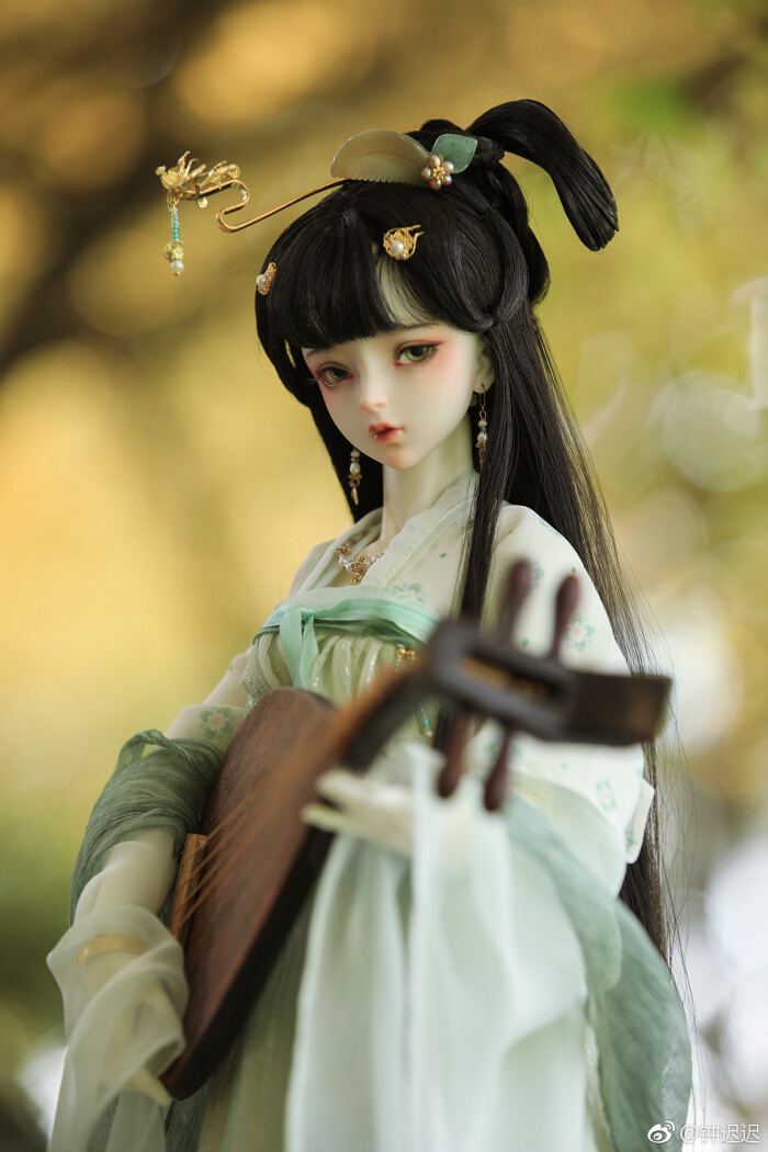 古风美人sd娃娃bjd玩具人偶壁纸萌物