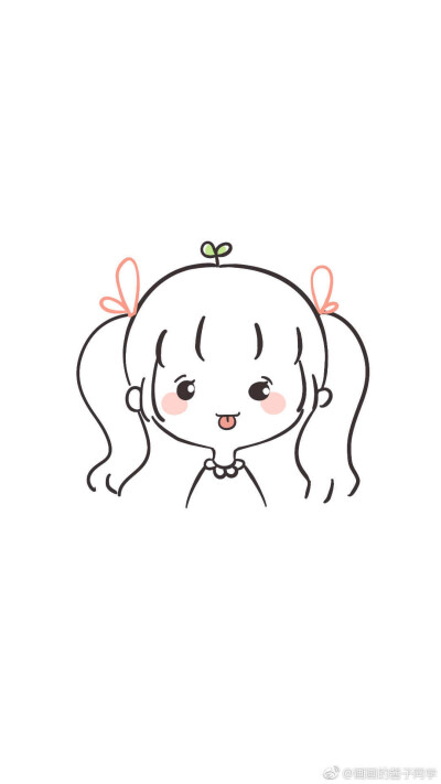 酱子同学的简笔画头像