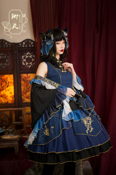 ql卿灵lolita【卿莲同馥】中华风系列jsk洛丽塔连衣裙【截团】