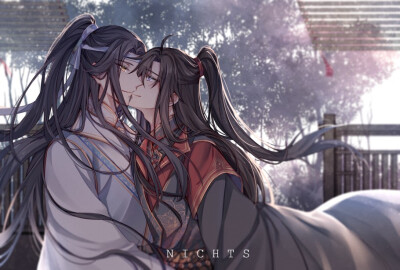 蓝忘机魏无羡画师微博【白_nichis】