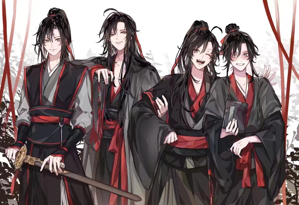 魔道祖师# 羡羡的四种样子云梦羡 老祖羡 婚后羡 玄羽羡画师:dae