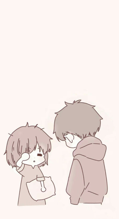 萌娃情侣壁纸双人