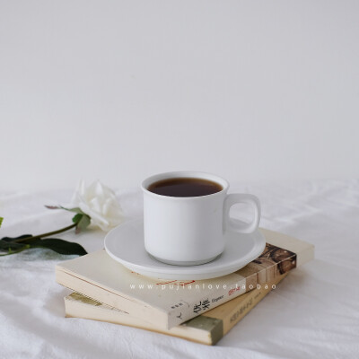 朴简ins纯白陶瓷咖啡杯拿铁杯北欧简约磨砂质感咖啡杯碟3052