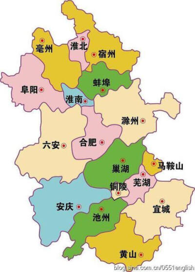 安徽省地图